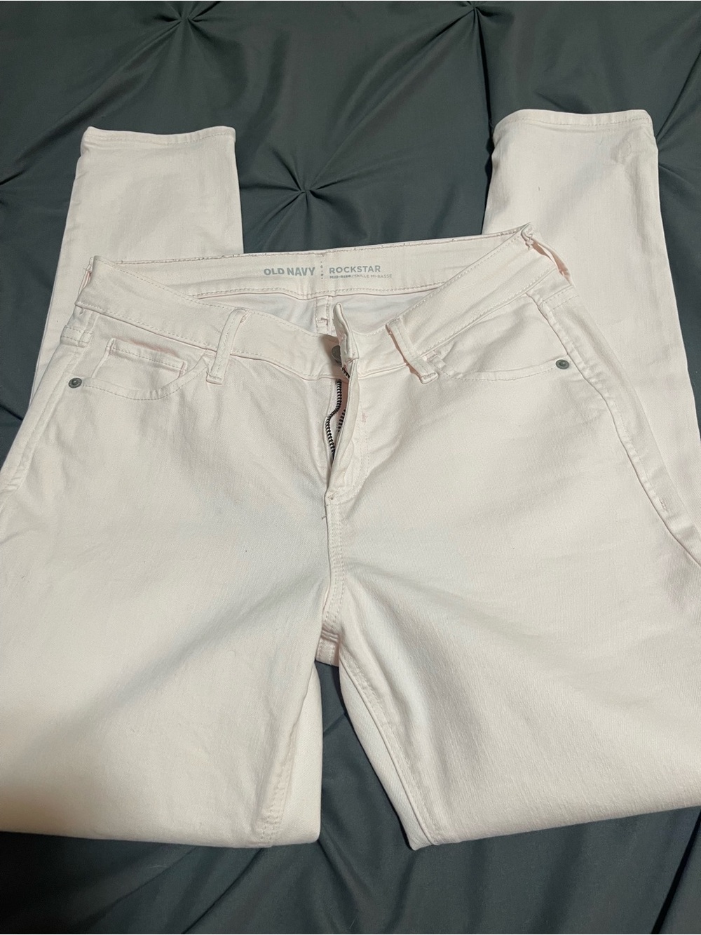 Old Navy Rockstar High-Rise White Women's Jeans